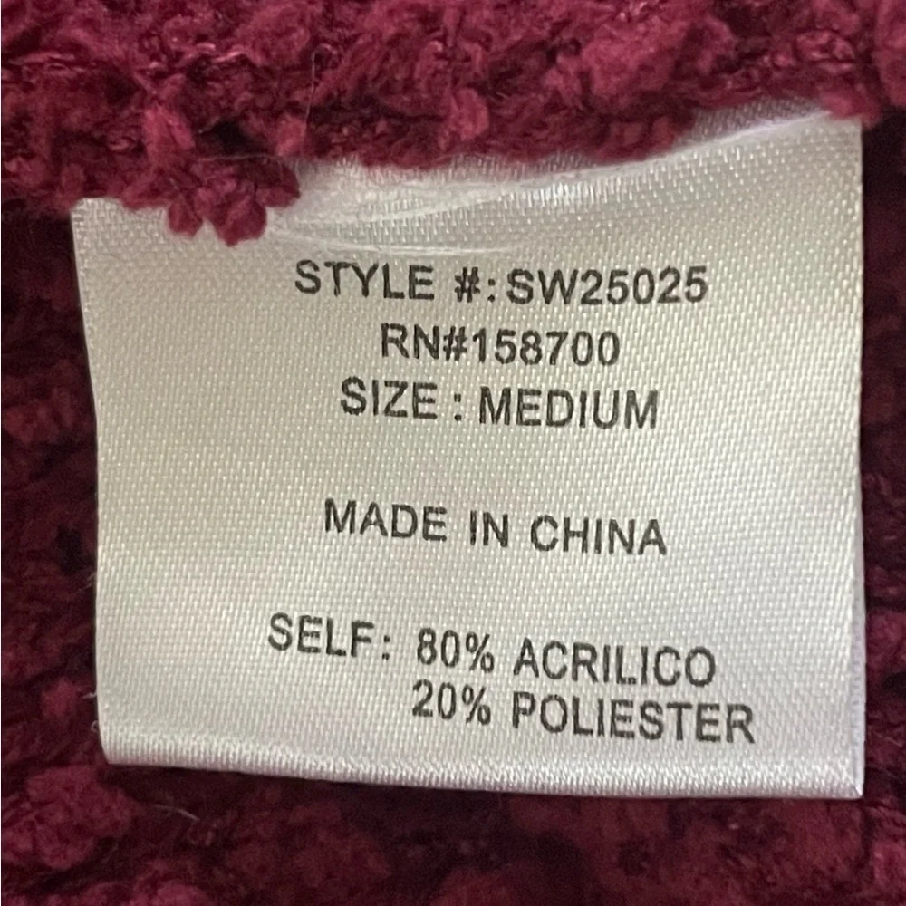 EUC Colorblock Popcorn Knit Cardigan. Size Medium. Soft! - Picture 5 of 6